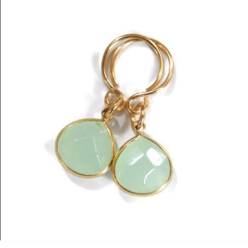🌟ONE LEFT🌟×5 Gemstone Briolette Earrings - Picture 2 of 8